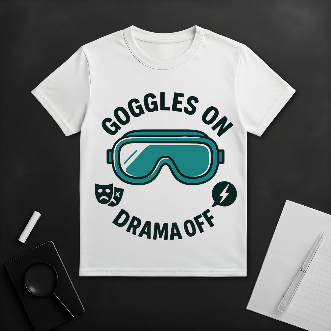 Goggles On Drama Off T-Shirt