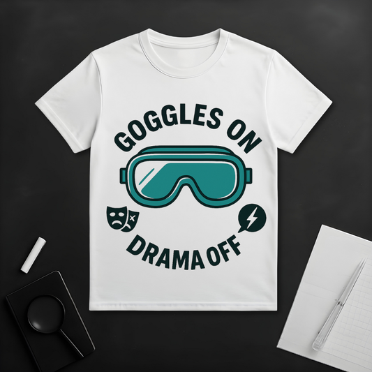 Goggles On Drama Off T-Shirt