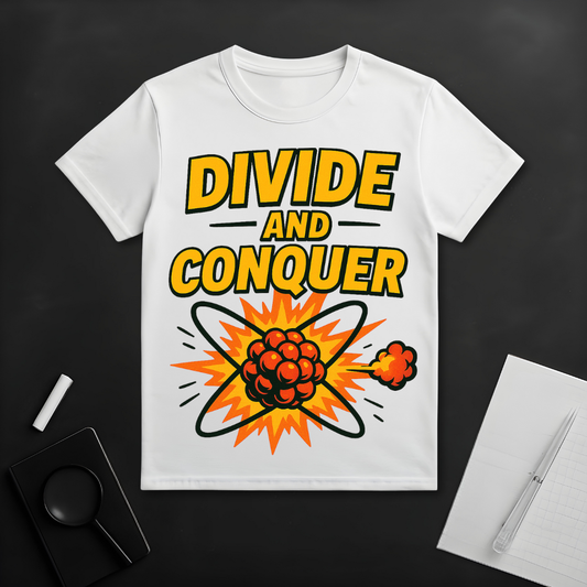 Divide and Conquer Geeky T-Shirt