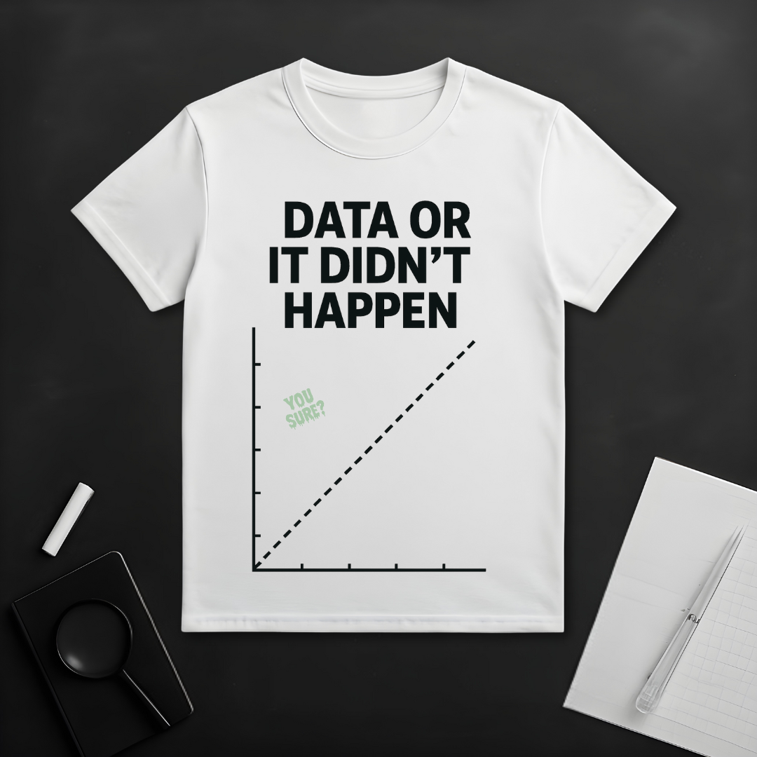 Data or Didn't Happen T-Shirt