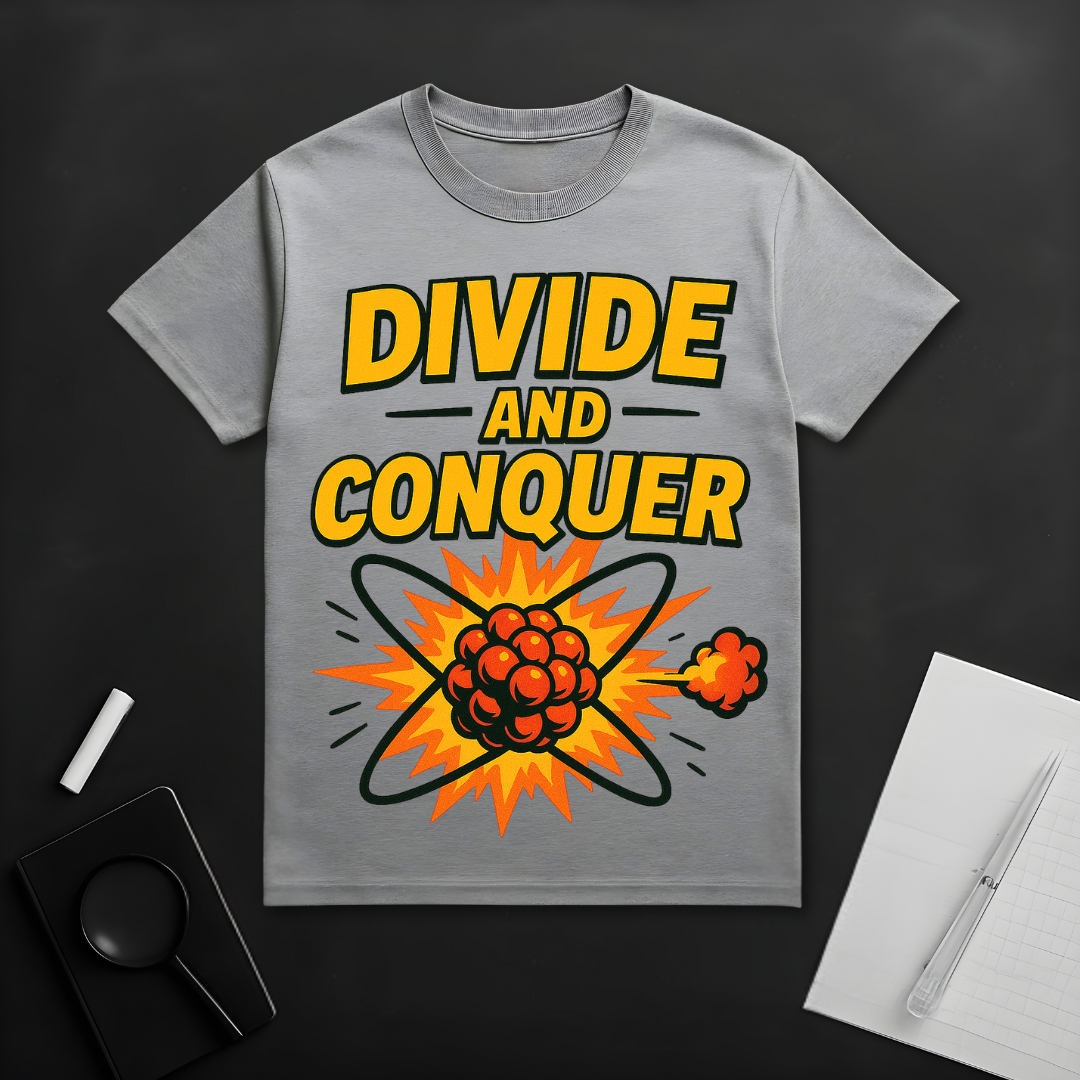Divide and Conquer Geeky T-Shirt