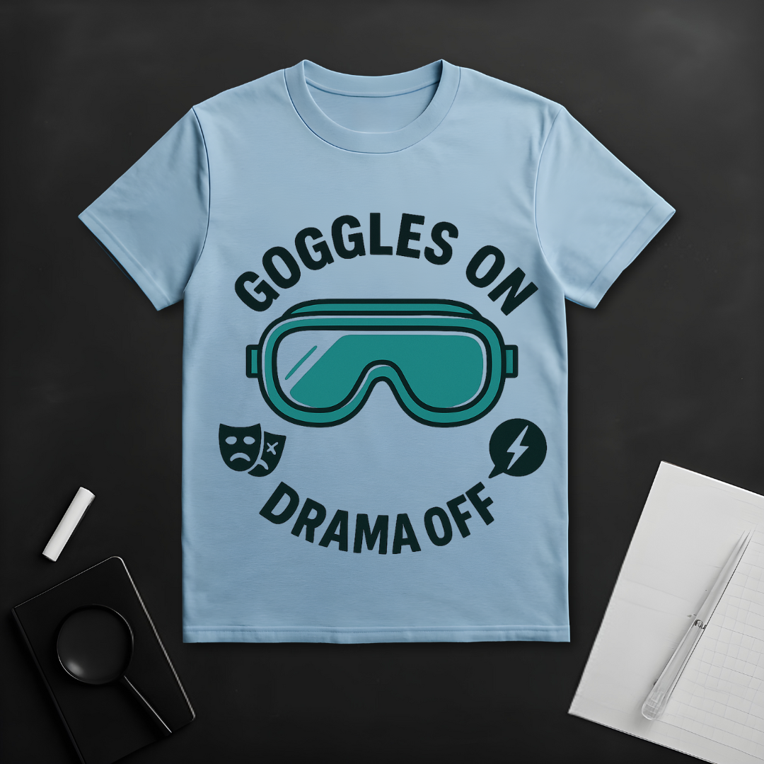 Goggles On Drama Off T-Shirt