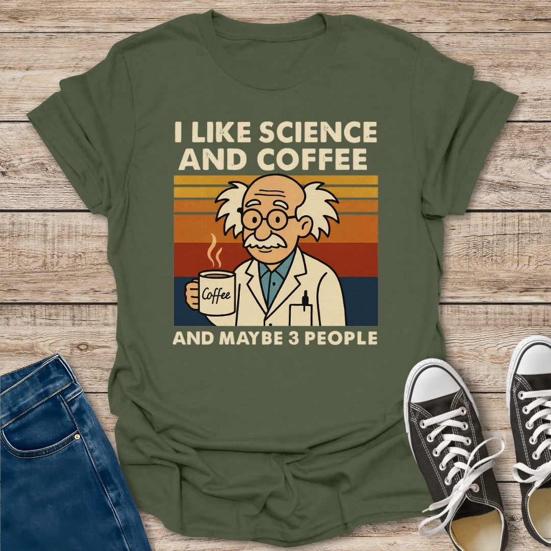 Science And Coffee T-Shirt