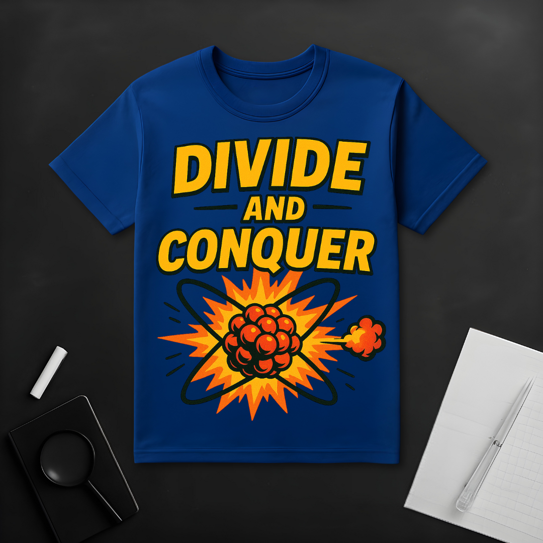 Divide and Conquer Geeky T-Shirt