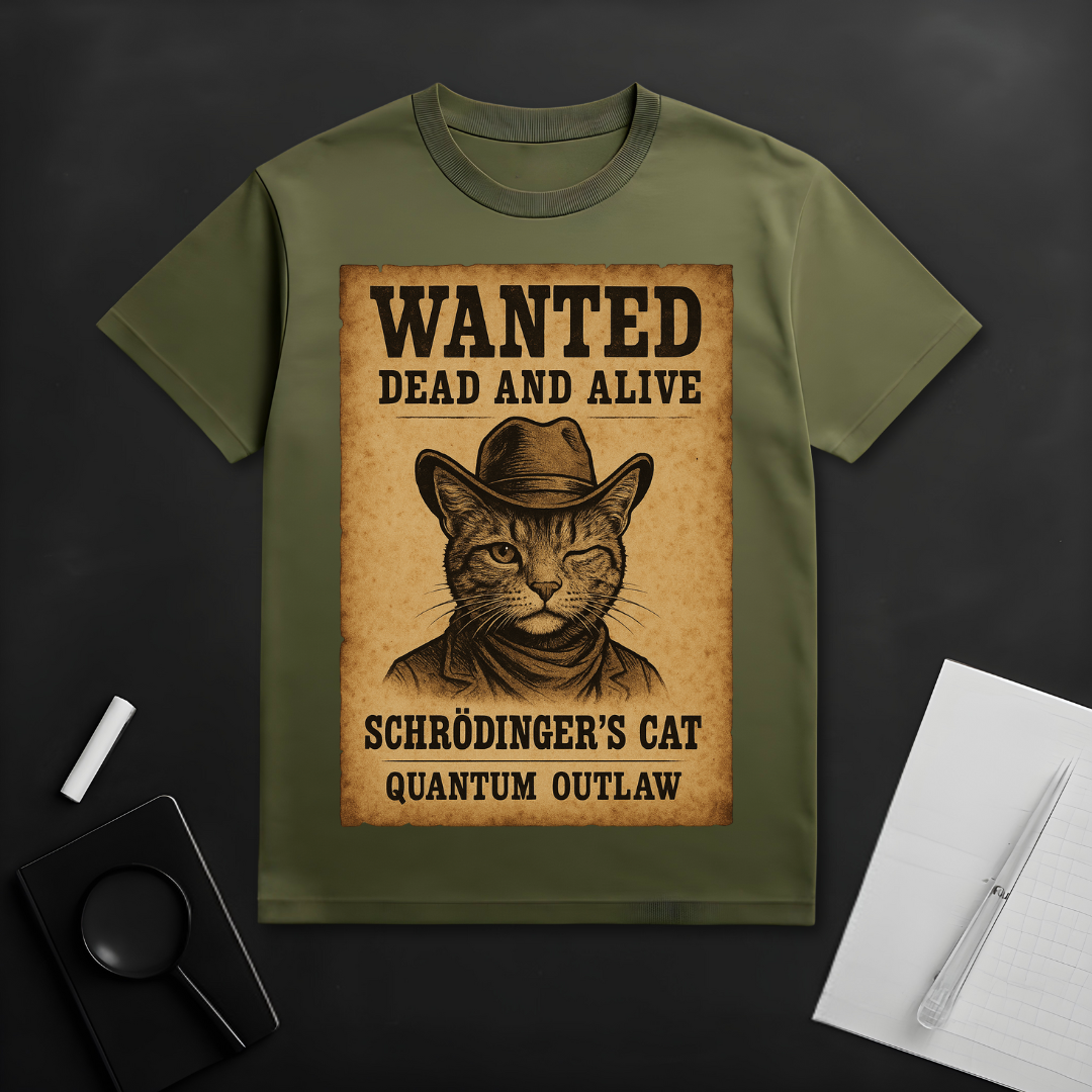 Wanted: Schrödinger's Cat T-Shirt