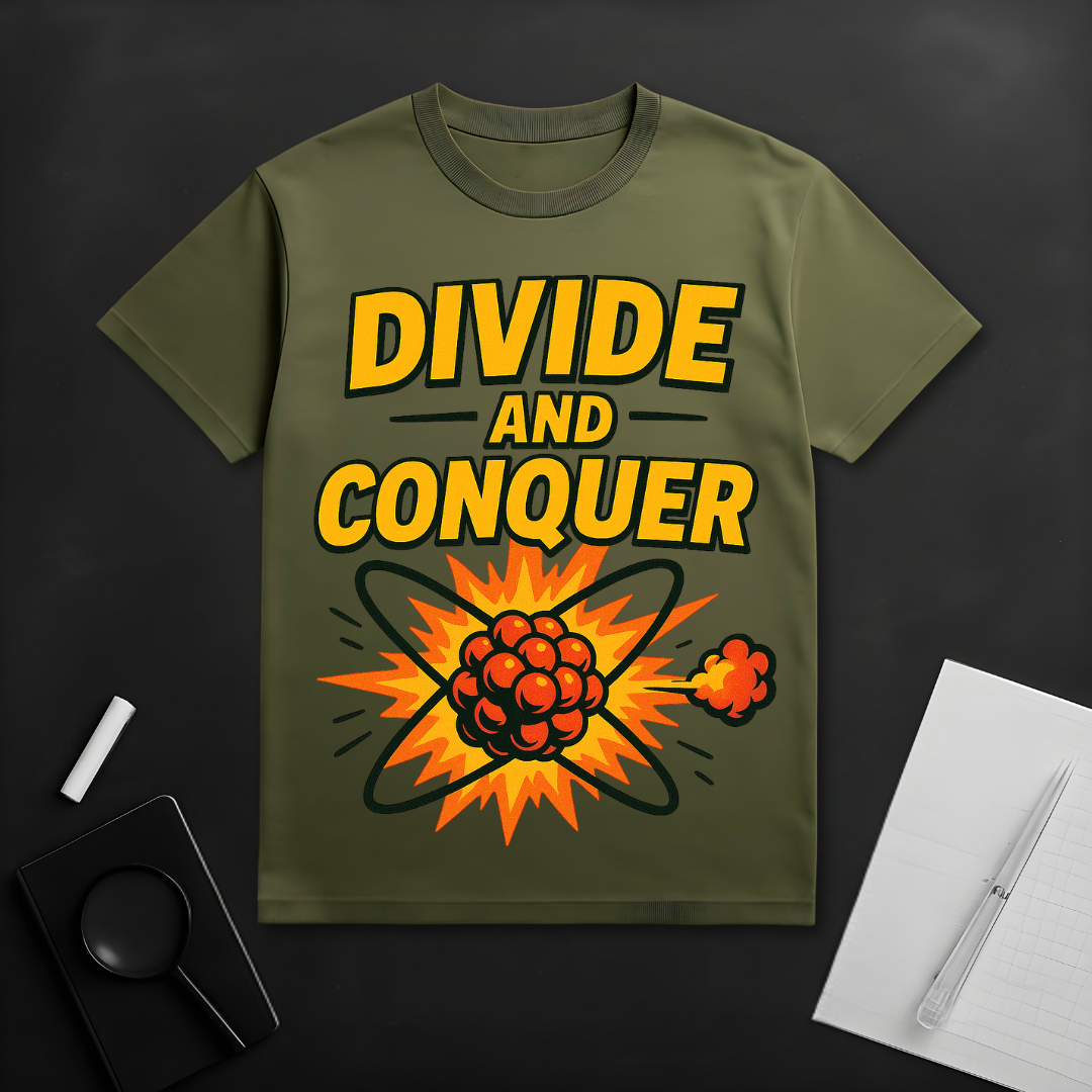 Divide and Conquer Geeky T-Shirt