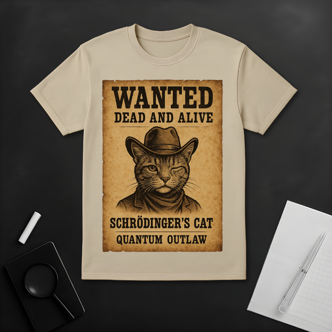 Wanted: Schrödinger's Cat T-Shirt