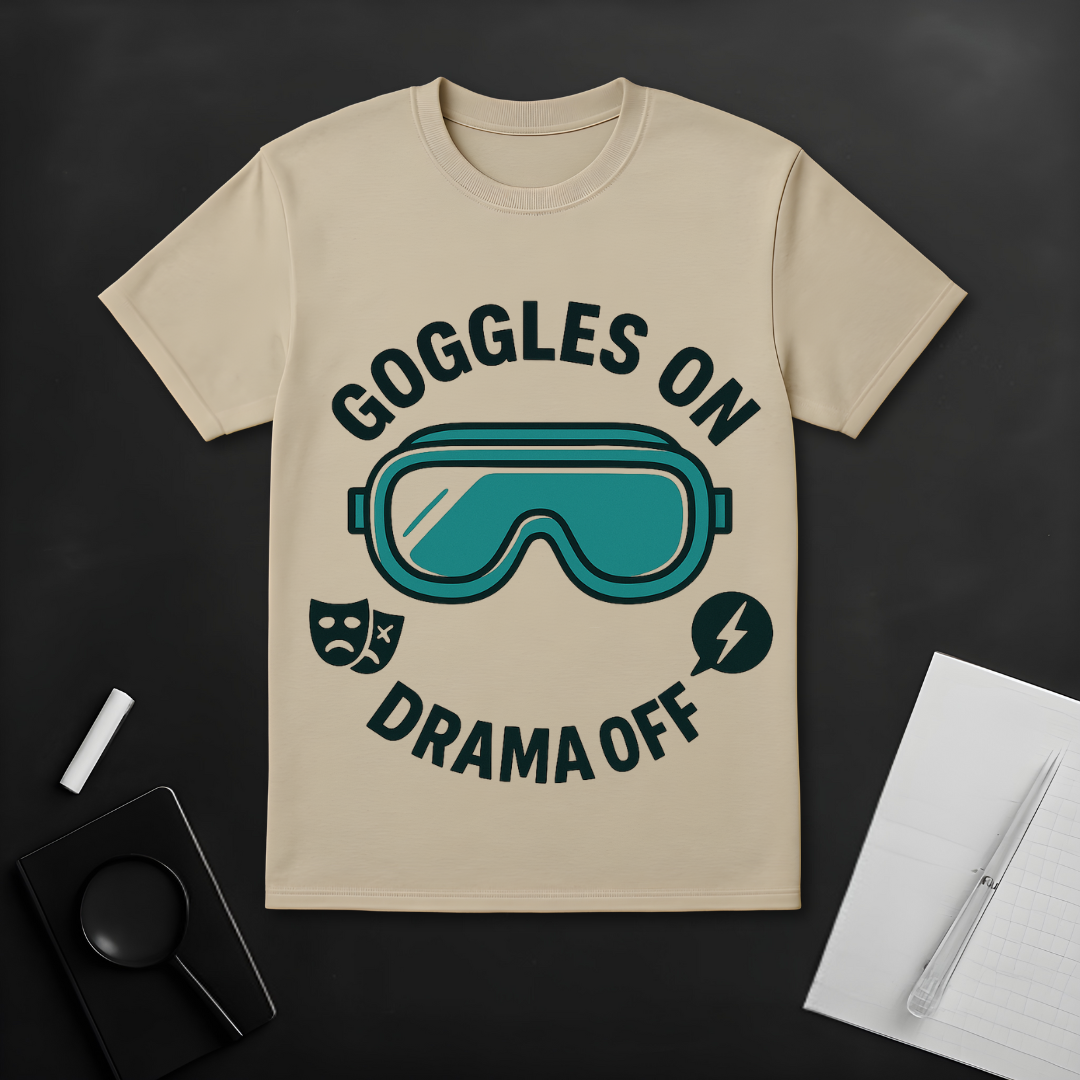Goggles On Drama Off T-Shirt