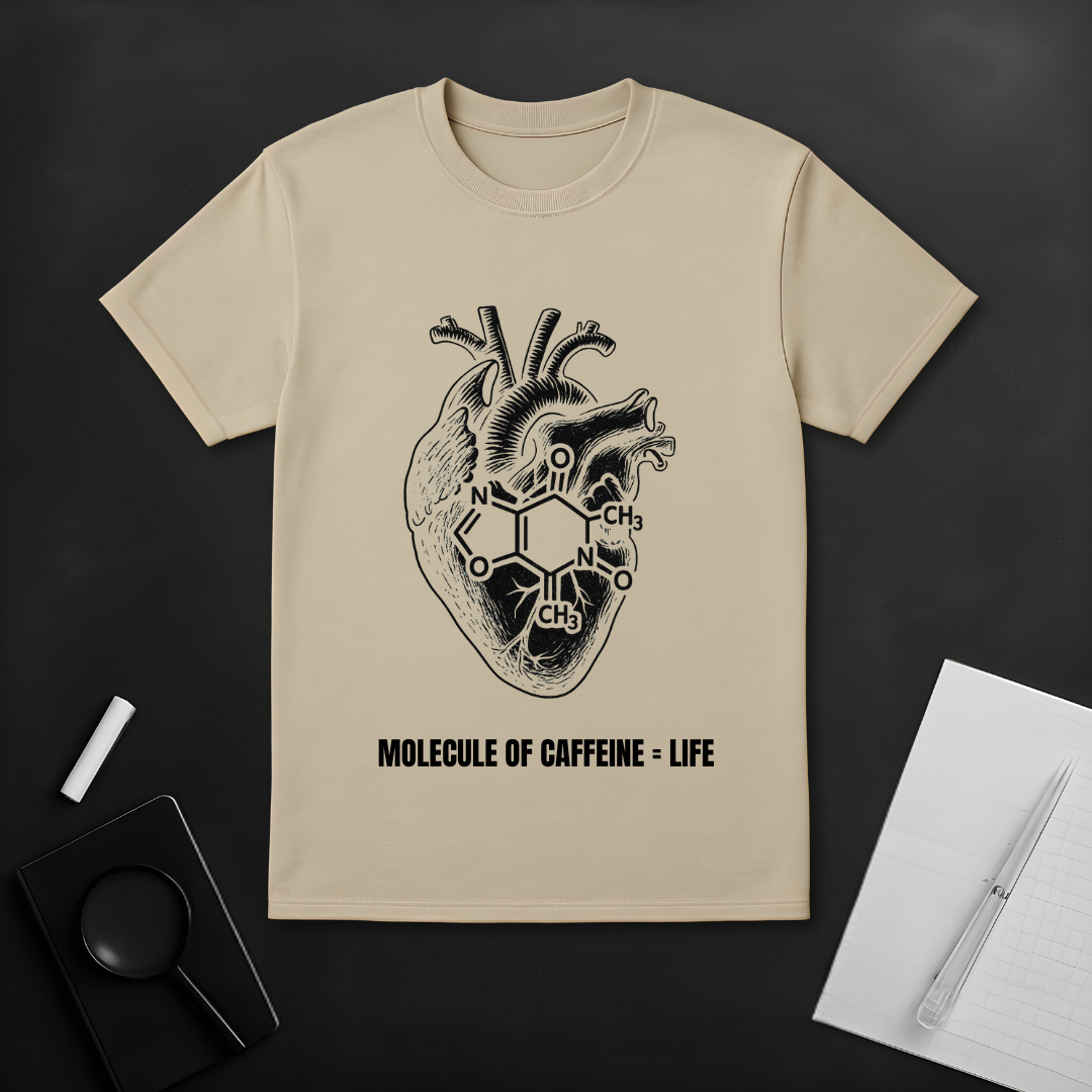 Molecule of Caffeine = Life T-Shirt