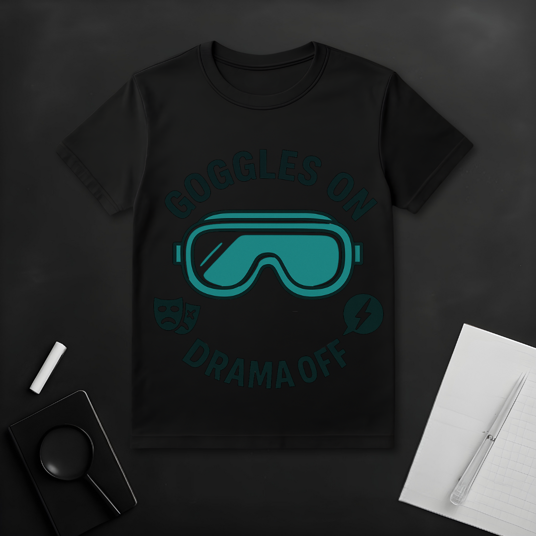Goggles On Drama Off T-Shirt