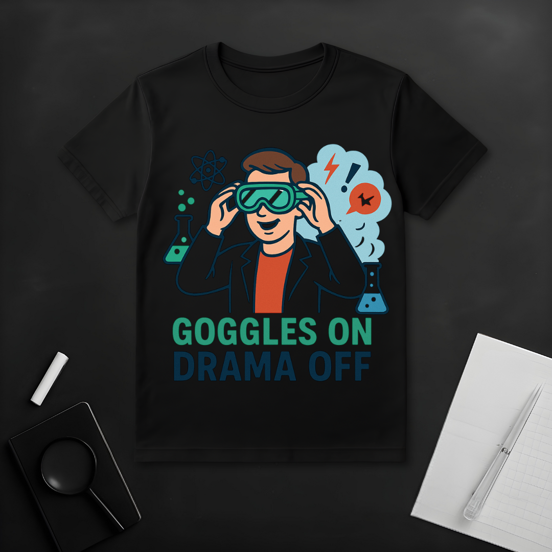 Goggles On Drama Off T-Shirt