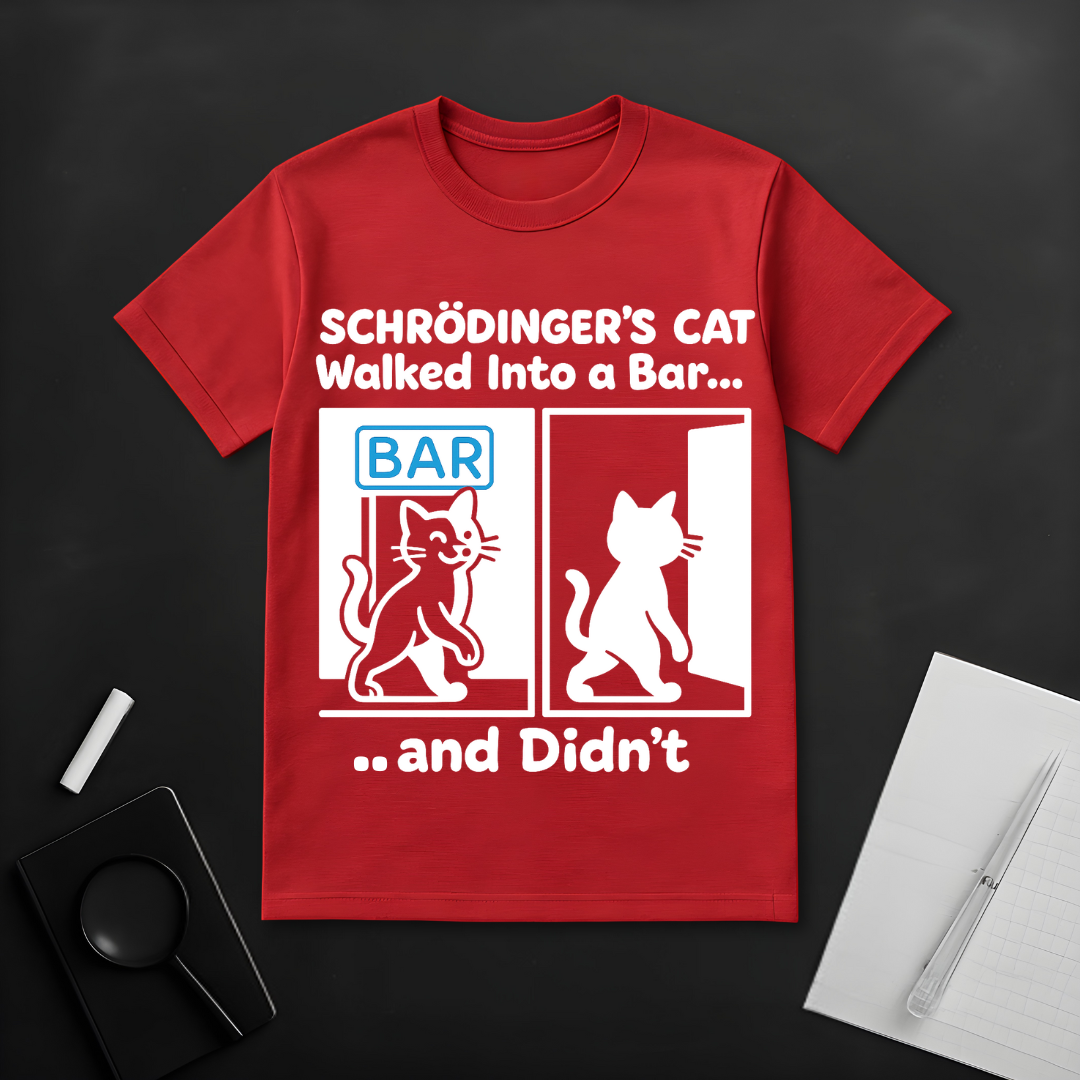 Schrödinger's Cat Walked Into a Bar T-Shirt