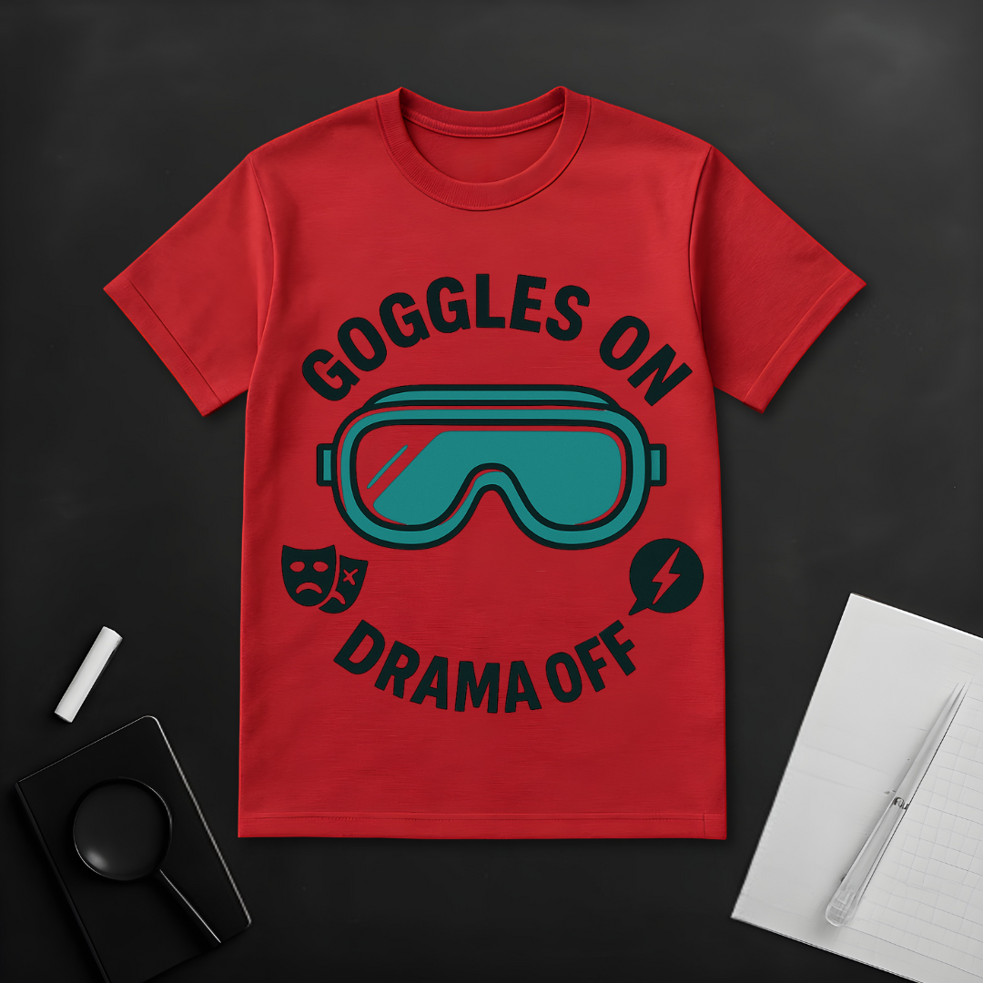 Goggles On Drama Off T-Shirt