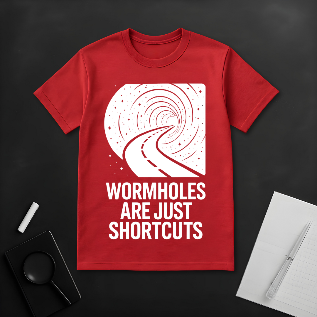 Wormholes Are Just Shortcuts T-Shirt