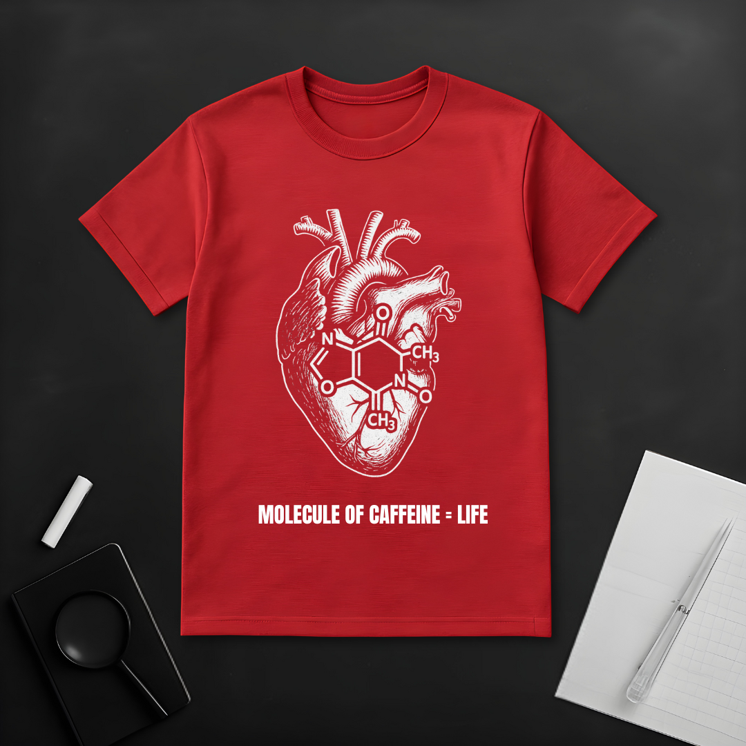 Molecule of Caffeine = Life T-Shirt