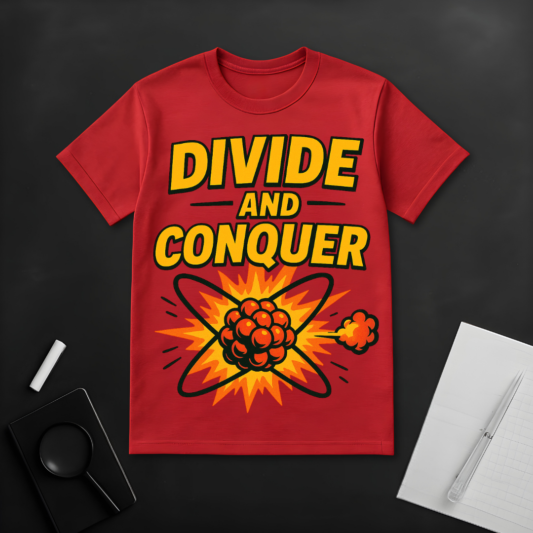 Divide and Conquer Geeky T-Shirt