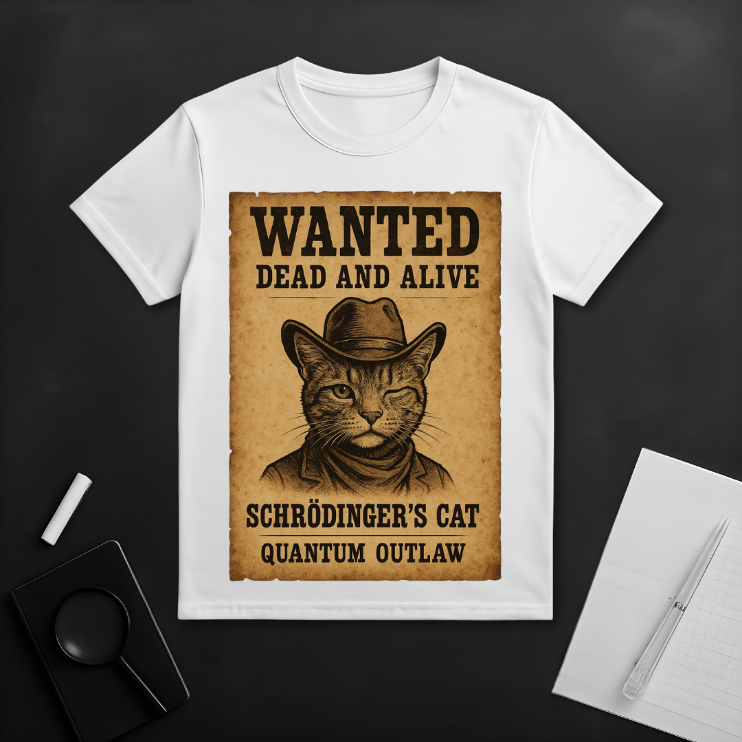 Wanted: Schrödinger's Cat T-Shirt