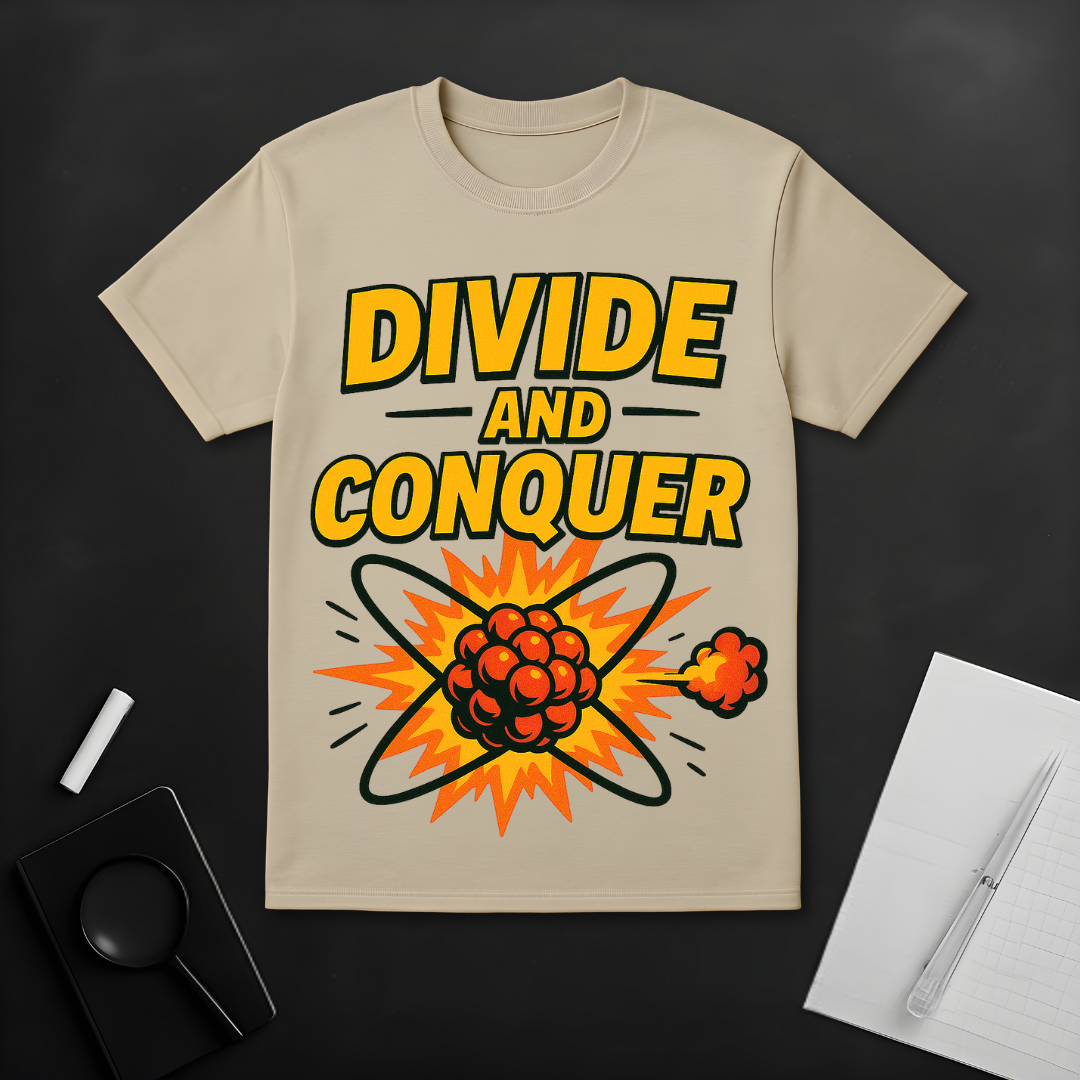 Divide and Conquer Geeky T-Shirt