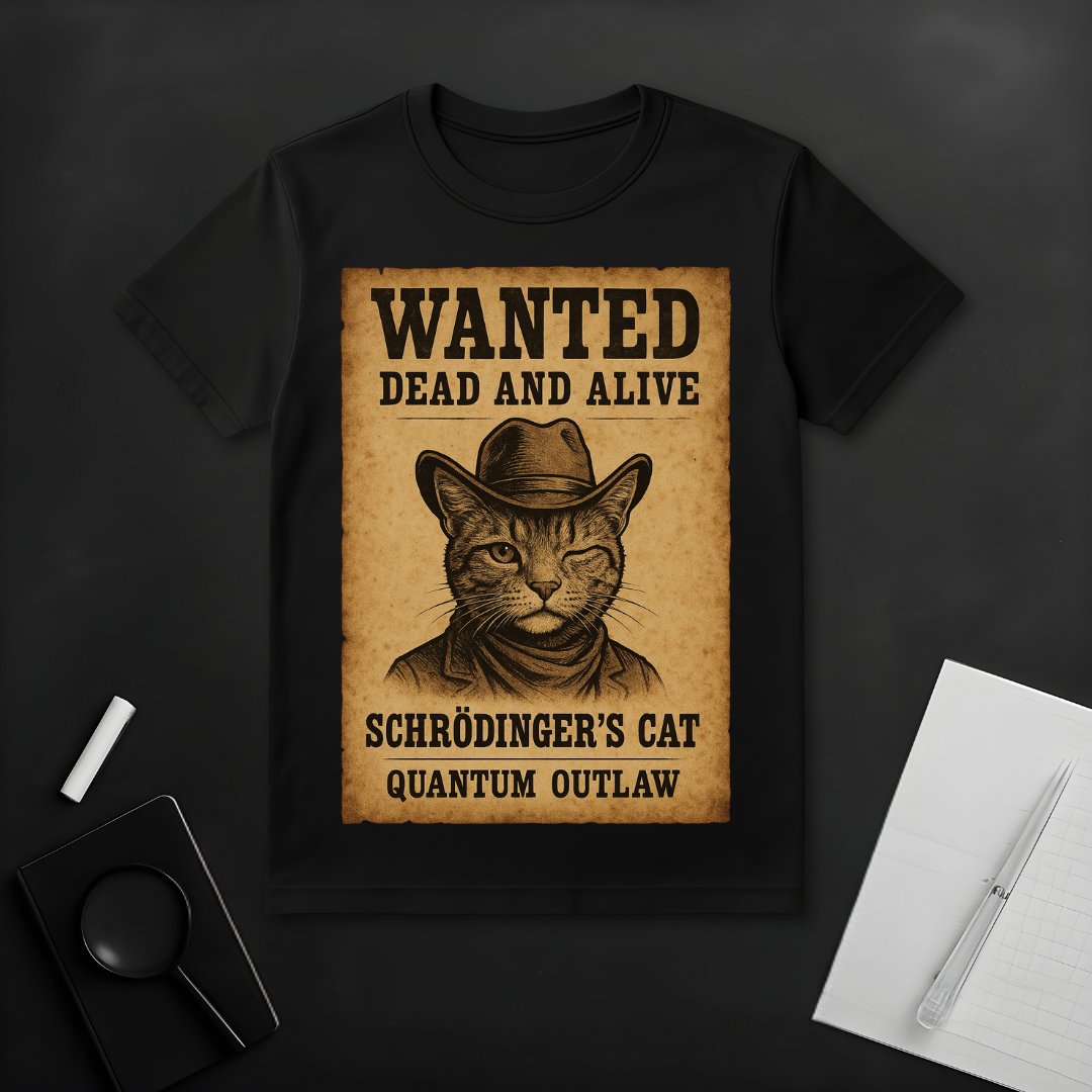 Wanted: Schrödinger's Cat T-Shirt